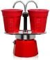 Кафеварка Bialetti Mini R 2 чаши + 2 чаши, червени - 230542