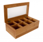 Бамбукова кутия за чай Horecano 8 секции - 561237