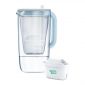 Филтрираща кана за вода Brita Glass Jug LED, синя - 604753