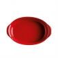 Керамична овална форма за печене Emile Henry Oval Oven Dish 35/22,5 см - цвят червен - 177584