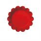 Керамична форма за пай Emile Henry Ruffled Pie Dish 27 см - цвят червен - 177588