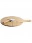 Дъска за пица Gusta бамбукова с нож - 590145