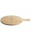 Дъска за пица Gusta бамбукова с нож - 590143