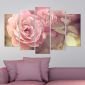 Декоративeн панел за стена с флорален мотив в розово Vivid Home - 59087
