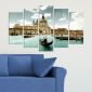 Декоративен панел за стена с венециански изглед и гондоли Vivid Home - 58305