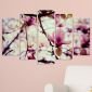 Декоративeн панел за стена с пролетен флорален дизайн в розово Vivid Home - 59462