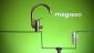 Магнитна пластмасова поставка за кухненска бърсалка Magisso Magnetic Kitchen Cloth Holder Plastic - черен - 24660
