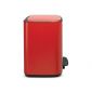 Кош за смет Brabantia Bo Pedal Passion Red, 11 + 23 л - 197544