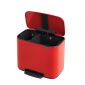 Кош за смет Brabantia Bo Pedal Passion Red, 11 + 23 л - 197545