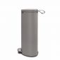 Кош за смет с педал Brabantia FlatBack+ Mineral Concrete Grey, 30 л - 197790