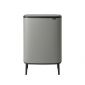 Кош за смет Brabantia Bo Touch Hi Mineral Concrete Grey, 2 x 30 л - 198874