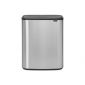 Кош за смет Brabantia Bo Touch Matt Steel Fingerprint Proof, 2 х 30 л - 198908