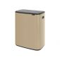 Кош за смет Brabantia Bo Touch Mineral Golden Beach, 2 x 30 л - 198977