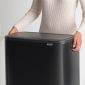 Кош за смет Brabantia Bo Touch Matt Black, 2 х 30 л - 199732