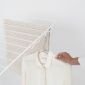 Сушилник за дрехи с допълнителен прът Brabantia Hangon Fresh White, 25 см - 224964