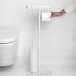 Стойка за тоалетна за четка и държач Brabantia MindSet Mineral Fresh, White - 248629