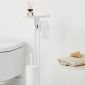 Стойка за тоалетна за четка и държач Brabantia MindSet Mineral Fresh, White - 248632