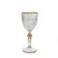 Чаша за вино Bohemia 1845 Pinwheel Matt Cut and Gold 260 мл - 6 броя - 253060