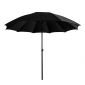 Градински чадър Muhler - 2,7 м, тъмно сив - 563715