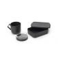 Комплект чаша и кутия за обяд Brabantia Make&Take 2 части, Dark Grey - 413140