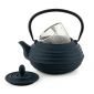 Чугунен чайник с цедка и чашки Luigi Ferrero FR-8373DB - 3 части, тъмно син - 560315