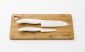 Комплект от 2 бр. керамични ножове и бамбукова дъска Kyocera в подаръчна кутия - 61284