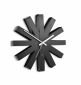 Стенен часовник Umbra Ribbon, цвят черен - 151953