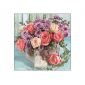 Салфетки Ambiente Roses and Chrisanthemums, 20 броя - 578739