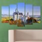 Декоративeн панел за стена - пейзаж със замък Vivid Home - 58826