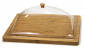 Бамбукова дъска за сервиране на сирена с капак Horecano 36/26 см - 243847