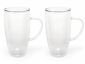 Сет от 2 двустенни стъклени чаши с дръжка Bredemeijer Cappuccino/Latte Macchiato, 400 мл - 225621