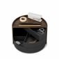 Кутия за бижута и аксесоари Umbra Moona - цвят черен / орех - 239737