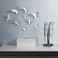Комплект декорация за стена Umbra Mariposa - 9 броя пеперуди - 3 размера - цвят бял - 156050