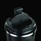 Двустенна термо чаша с вакуумна изолация Asobu Cafe Compact 380 мл - цвят черен - 164552
