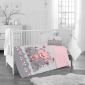 Бебешки спален комплект от 3 части PNG “Розови цветя” - 168758