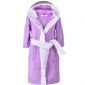 Детски халат за баня PNG лилав/бял цвят, различни размери  - 168996