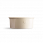Керамична купа за суфле Emile Henry Souffle Baking Dish 23 см - цвят екрю - 178094