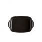 Керамична правоъгълна форма за печене Emile Henry Small Rectangular Oven Dish - 30/19 см - цвят черен - 178313
