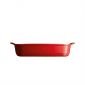 Керамична провоъгълна форма за печене Emile Henry Rectangular Oven Dish 36,5/23,5 см - цвят червен - 178492