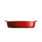 Керамична овална форма за печене Emile Henry Oval Oven Dish 35/22,5 см - цвят червен - 177582