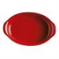 Керамична овална форма за печене Emile Henry Large Oval Oven Dish 41/26 см - цвят червен - 177609