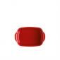 Керамична правоъгълна форма за печене Emile Henry Individual Oven Dish 22/15 см - цвят червен - 177997