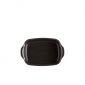 Керамична правоъгълна форма за печене Emile Henry Individual Oven Dish 22/15 см - цвят черен - 177999