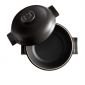 Керамична индукционна тенджера Emile Henry Delight 4 л/ 27 см - цвят черен - 181892