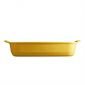 Керамична правоъгълна форма за печене Emile Henry Large Rectangular Oven Dish 42/28 см - цвят жълт - 181894