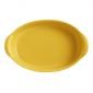 Керамична овална форма за печене Emile Henry Large Oval Oven Dish 41,5/26,5 см - цвят жълт - 181939