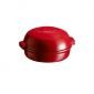 Керамична форма за печене с капак Emile Henry Cheese Baker 19,5 см - цвят червен - 181960