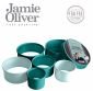 Комплект от 5 броя кръгли форми за десерти и ястия Jamie Oliver, цвят атлантическо зелено / светлосиньо - 225254