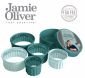 Комплект от 5 броя вълнообразни форми за десерти и ястия Jamie Oliver - цвят атлантическо зелено / светлосиньо - 225258