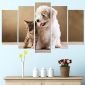 Декоративeн панел за стена с домашна идилия - кученце и котенце Vivid Home - 59348